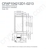 CFAP104212D10213 Mechanical Drawing CFAP104212D10213 Mechanical Drawing