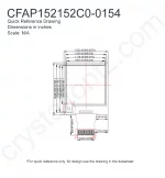 CFAP152152C00154 Mechanical Drawing CFAP152152C00154 Mechanical Drawing