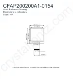 CFAP200200A10154 Mechanical Drawing CFAP200200A10154 Mechanical Drawing