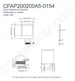 CFAP200200A50154 Mechanical Drawing CFAP200200A50154 Mechanical Drawing