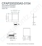 CFAP200200A50154 Mechanical Drawing CFAP200200A50154 Mechanical Drawing