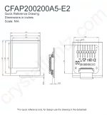 CFAP200200A5E2 Mechanical Drawing CFAP200200A5E2 Mechanical Drawing