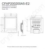 CFAP200200A5E2 Mechanical Drawing CFAP200200A5E2 Mechanical Drawing
