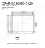 CFAP400300B00420 Mechanical Drawing CFAP400300B00420 Mechanical Drawing