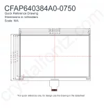 CFAP640384A00750 Mechanical Drawing CFAP640384A00750 Mechanical Drawing