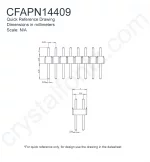 CFAPN14409 Mechanical Drawing CFAPN14409 Mechanical Drawing