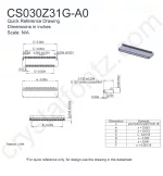 CS030Z31GA0 Mechanical Drawing CS030Z31GA0 Mechanical Drawing