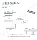 CS030Z39GA0 Mechanical Drawing CS030Z39GA0 Mechanical Drawing