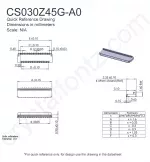 CS030Z45GA0 Mechanical Drawing CS030Z45GA0 Mechanical Drawing