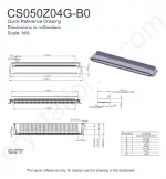 CS050Z04GB0 Mechanical Drawing CS050Z04GB0 Mechanical Drawing