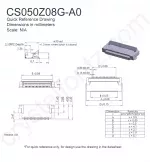 CS050Z08GA0 Mechanical Drawing CS050Z08GA0 Mechanical Drawing