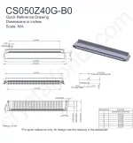 CS050Z40GB0 Mechanical Drawing CS050Z40GB0 Mechanical Drawing