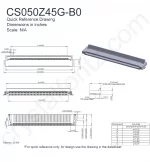 CS050Z45GB0 Mechanical Drawing CS050Z45GB0 Mechanical Drawing