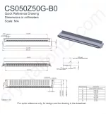 CS050Z50GB0 Mechanical Drawing CS050Z50GB0 Mechanical Drawing