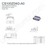 CS100Z04GA0 Mechanical Drawing CS100Z04GA0 Mechanical Drawing