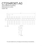 CT254R36TA0 Mechanical Drawing CT254R36TA0 Mechanical Drawing
