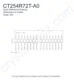 CT254R72TA0 Mechanical Drawing CT254R72TA0 Mechanical Drawing