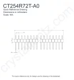 CT254R72TA0 Mechanical Drawing CT254R72TA0 Mechanical Drawing