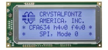 Blue SPI 20x4 Character LCD CFA634-TFH-KP Blue SPI 20x4 Character LCD CFA634-TFH-KP