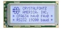20x4 RS-232 Serial Character LCD CFA634-TFH-KS 20x4 RS-232 Serial Character LCD CFA634-TFH-KS