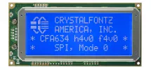 Dark Blue SPI 20x4 Character LCD CFA634-TMI-KP Dark Blue SPI 20x4 Character LCD CFA634-TMI-KP