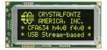 High Contrast 20x4 Character USB LCD Module CFA634-YDI-KU High Contrast 20x4 Character USB LCD Module CFA634-YDI-KU