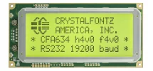 20x4 Serial RS232 Character LCD CFA634-YFH-KS 20x4 Serial RS232 Character LCD CFA634-YFH-KS