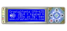 Dark Blue 20x4 Character USB LCD Display CFA635-TML-KU Dark Blue 20x4 Character USB LCD Display CFA635-TML-KU
