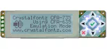 20x4 Character RS232 Display Module CFA735-TFK-KT 20x4 Character RS232 Display Module CFA735-TFK-KT