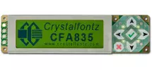 Yellow-Green 244x68 Graphic Display Module CFA835-YYK Yellow-Green 244x68 Graphic Display Module CFA835-YYK