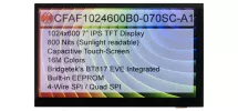 7" Capacitive Touchscreen EVE TFT CFAF1024600B0-070SC-A1 7" Capacitive Touchscreen EVE TFT CFAF1024600B0-070SC-A1