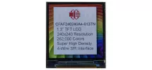 1.3" 240x240 Full-Color LCD Display on Adapter Board CFAF240240A4-013TN-E1 1.3" 240x240 Full-Color LCD Display on Adapter Board CFAF240240A4-013TN-E1
