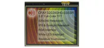 3.5" Resistive Touchscreen TFT Display CFAF320240H0-035SR 3.5" Resistive Touchscreen TFT Display CFAF320240H0-035SR