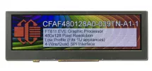 480x128 3.9" Bar-Type EVE Display CFAF480128A0-039TN-A1-1 480x128 3.9" Bar-Type EVE Display CFAF480128A0-039TN-A1-1