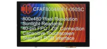 800x480 5 Inch Full-Color TFT CFAF800480E1-050SC 800x480 5 Inch Full-Color TFT CFAF800480E1-050SC