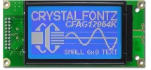 White on Blue 128x64 Graphic LCD CFAG12864K-TMI-TN White on Blue 128x64 Graphic LCD CFAG12864K-TMI-TN