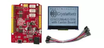 128x64 Transflective Backlit LCD Development Kit CFAG12864U3-TFH-E1-2 128x64 Transflective Backlit LCD Development Kit CFAG12864U3-TFH-E1-2