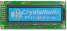 White on Blue 144x32 LCD Module CFAG14432A-TMI-TT White on Blue 144x32 LCD Module CFAG14432A-TMI-TT