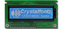 Blue 144x32 Serial Graphic LCD CFAG14432C-TMI-TT Blue 144x32 Serial Graphic LCD CFAG14432C-TMI-TT