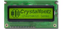 Green Sunlight Readable 144x32 Graphic LCD CFAG14432C-YYH-TT Green Sunlight Readable 144x32 Graphic LCD CFAG14432C-YYH-TT