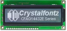 White on Black 144x32 Parallel Graphic LCD CFAG14432E-TTI-TT White on Black 144x32 Parallel Graphic LCD CFAG14432E-TTI-TT