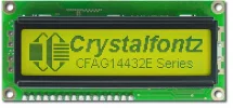 Yellow-Green Transflective 144x32 Graphic LCD CFAG14432E-YYH-TT Yellow-Green Transflective 144x32 Graphic LCD CFAG14432E-YYH-TT