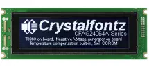 White on Black 240x64 Graphic LCD CFAG24064A-TTI-TZ White on Black 240x64 Graphic LCD CFAG24064A-TTI-TZ