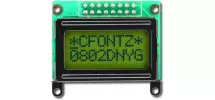 Reflective Non-Backlit 8x2 Character LCD CFAH0802D-NYG-JP Reflective Non-Backlit 8x2 Character LCD CFAH0802D-NYG-JP