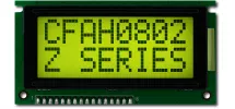 Sunlight Readable 8x2 Character LCD CFAH0802Z-YYH-JP Sunlight Readable 8x2 Character LCD CFAH0802Z-YYH-JP