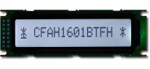 Sunlight Readable 16x1 Character LCD CFAH1601B-TFH-ET Sunlight Readable 16x1 Character LCD CFAH1601B-TFH-ET