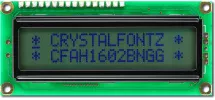 Reflective 16x2 Character LCD CFAH1602B-NGG-JTV Reflective 16x2 Character LCD CFAH1602B-NGG-JTV