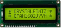 16x2 Character LCD Yellow-Green CFAH1602J-YYH-JT 16x2 Character LCD Yellow-Green CFAH1602J-YYH-JT