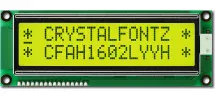 Transflective Yellow 16x2 Character LCD CFAH1602L-YYH-JT Transflective Yellow 16x2 Character LCD CFAH1602L-YYH-JT