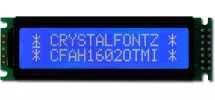 White on Blue 16x2 LCD CFAH1602O-TMI-ET White on Blue 16x2 LCD CFAH1602O-TMI-ET